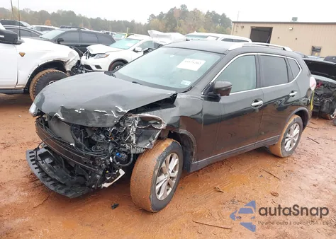 2016 Nissan Rogue Sv из США, поврежденный, VIN KNMAT2MV4GP674926